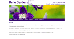 Desktop Screenshot of bellegardens.co.uk
